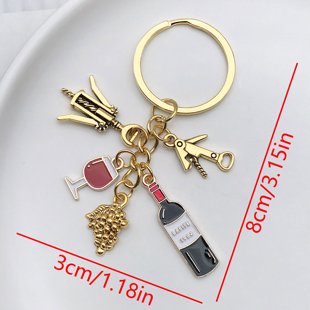 ER856-Gujin Wine Dropping Wine Keychain -10.6g