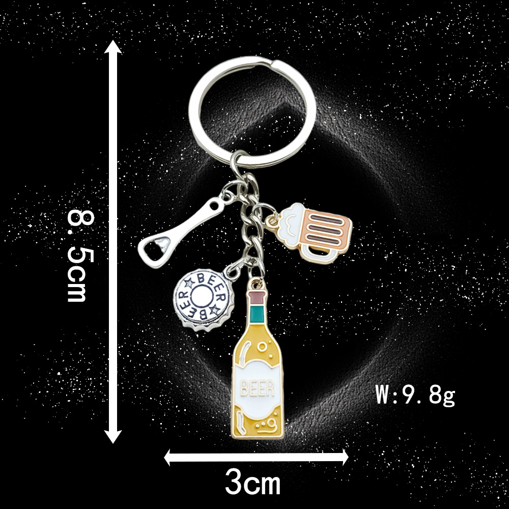 Beer Lid screwdriver beer keychain-LS67-9.8g