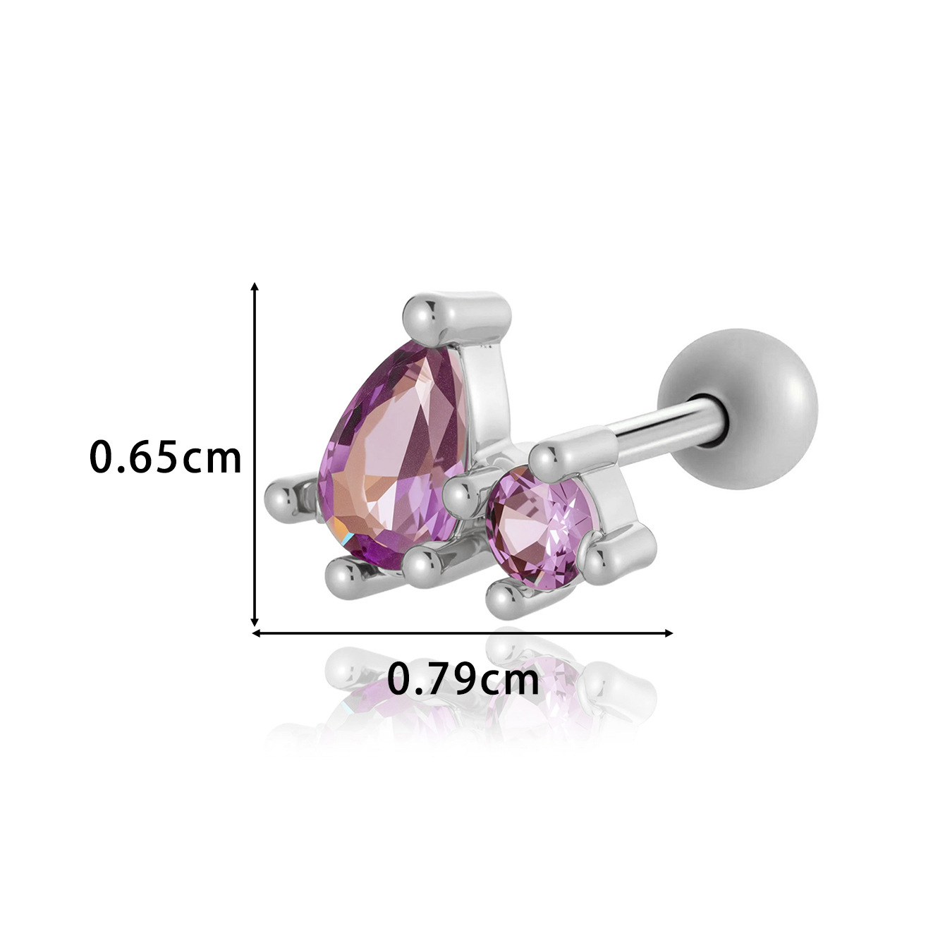 0174-2#Silver purple