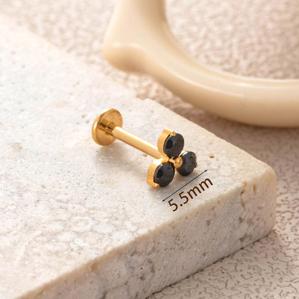 579-3#Gold and black (5.5mm)