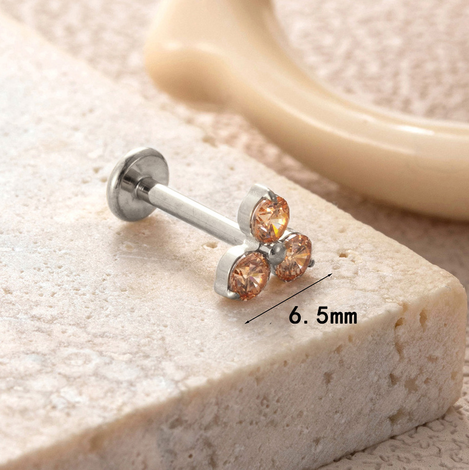 579-2#Silver champagne (6.5mm)