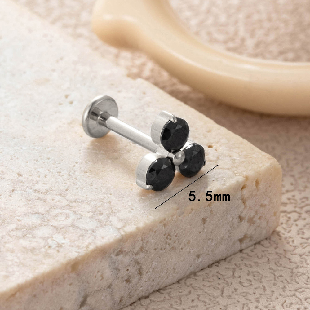 579-3#Silver black (5.5mm)
