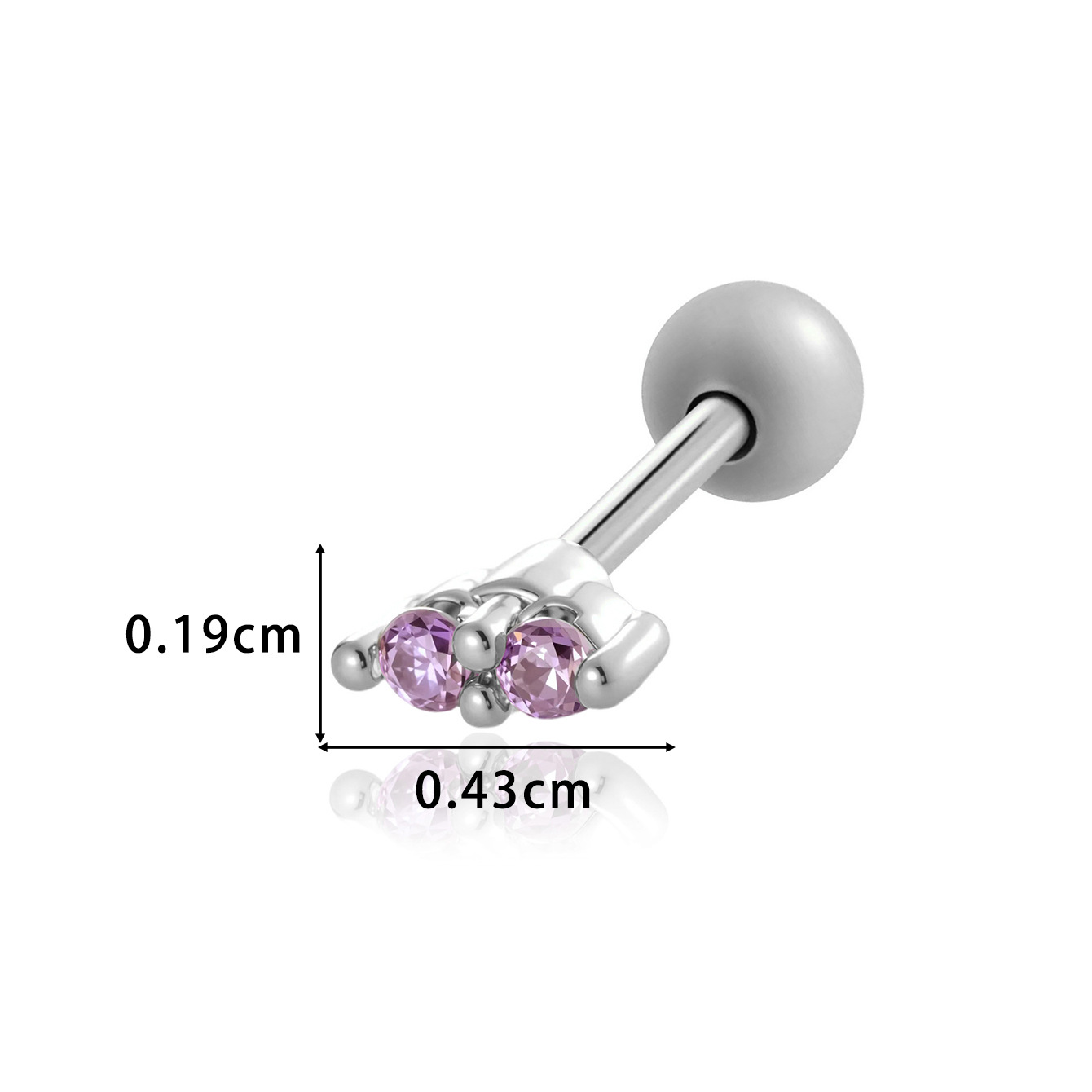 0176-2#Silver purple
