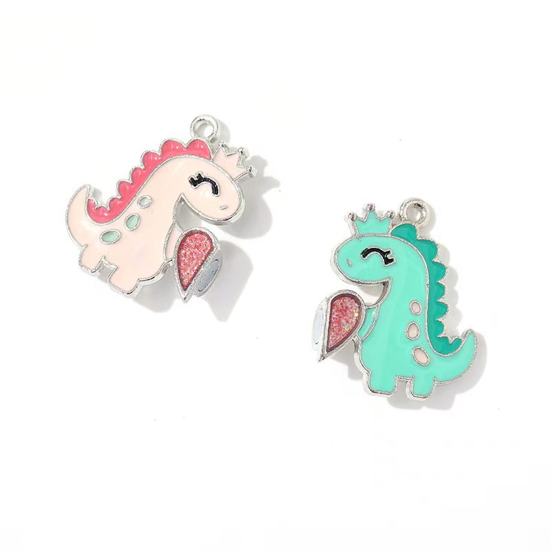 Dinosaur magnetic white k bottom