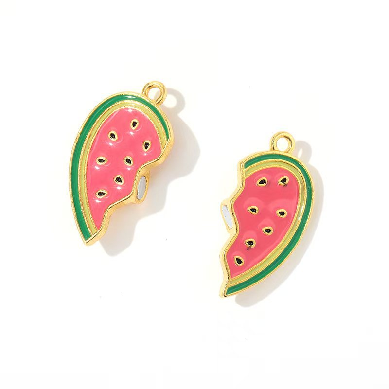 Watermelon magnetic gold base
