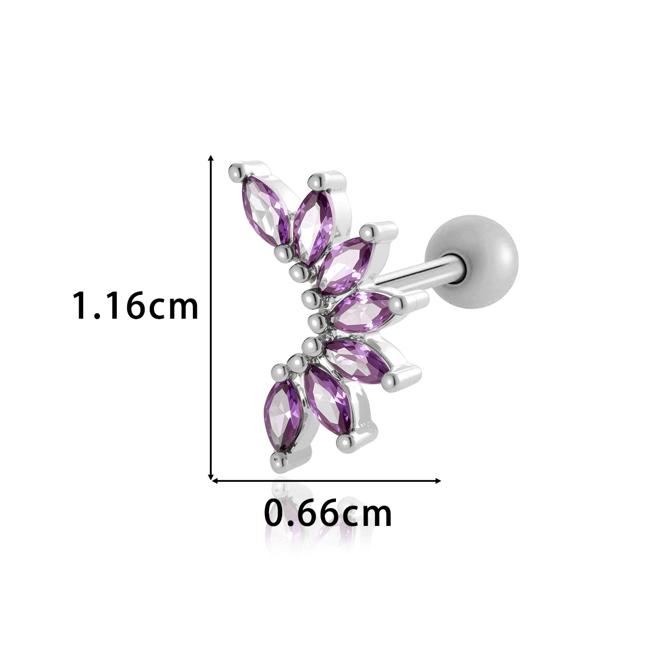 0173-2#Silver purple