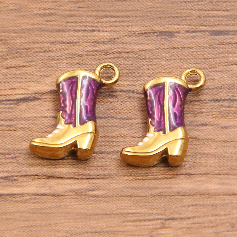Purple boots are 13X15mm