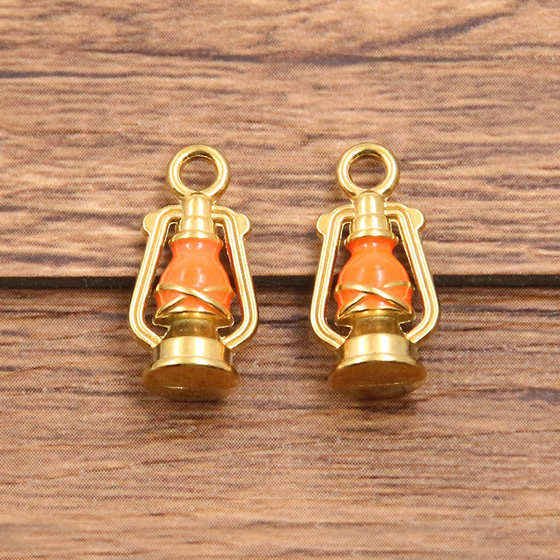 Orange oil lamp, 8X16mm