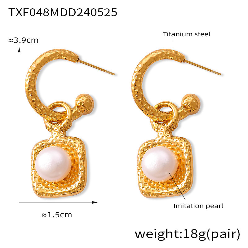 TXF048-Gold - Earrings