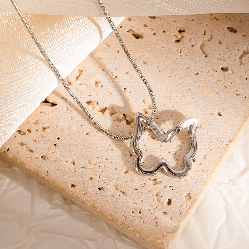 Steel color butterfly