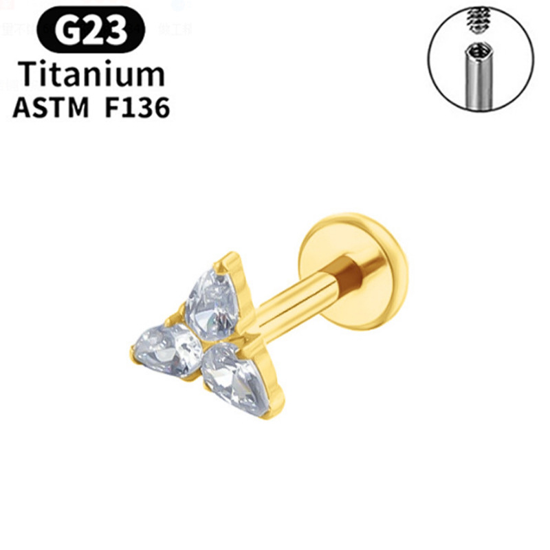 Three rhombus zircons