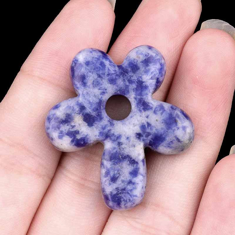 Blue dot jade