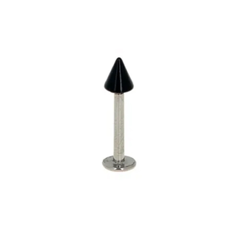 Black lip nail tip cone (1.2*8*3mm)