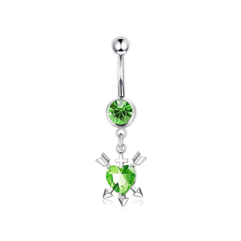 Green peach heart