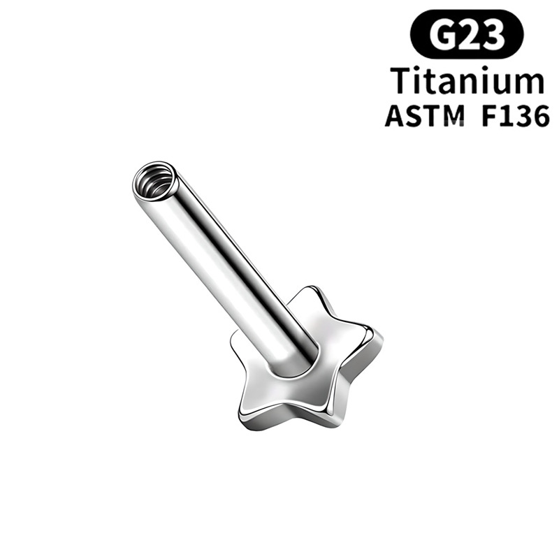 Five-pointed star (rod thickness 1.2*length 6*bottom 3mm)