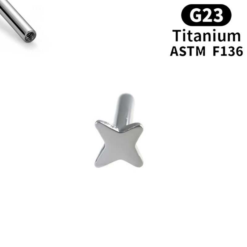 Cross (rod thickness 1.2*length 8*bottom 4mm)