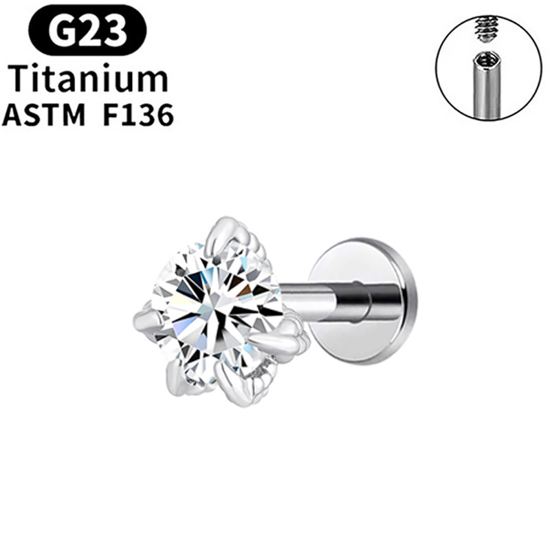 White (5mm zircon)