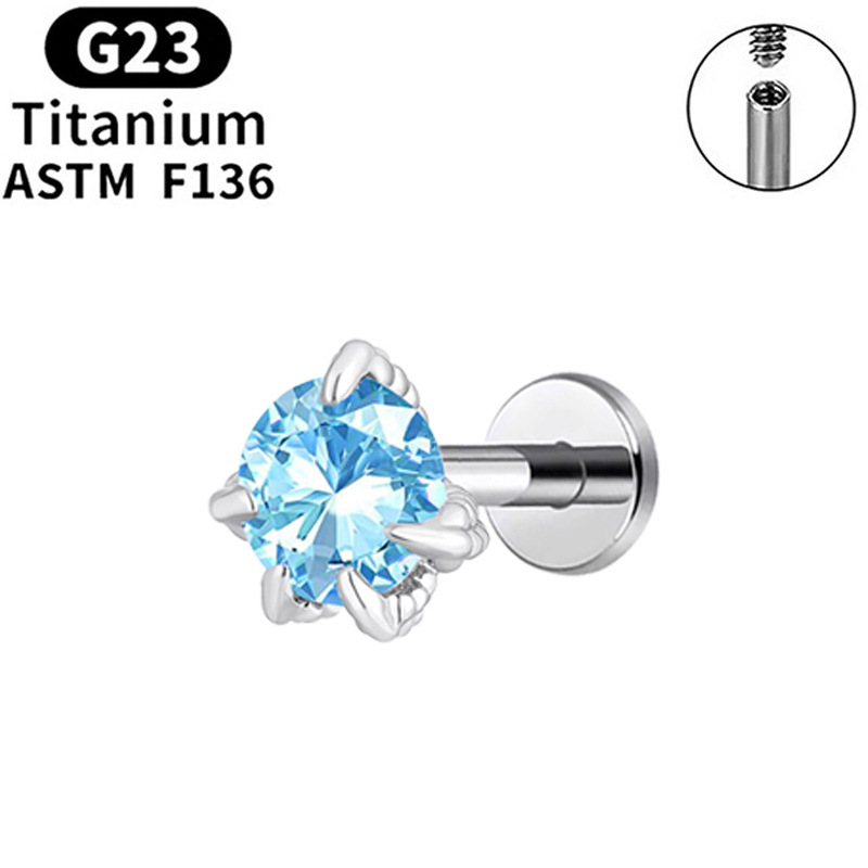 Lake blue (5mm zircon)