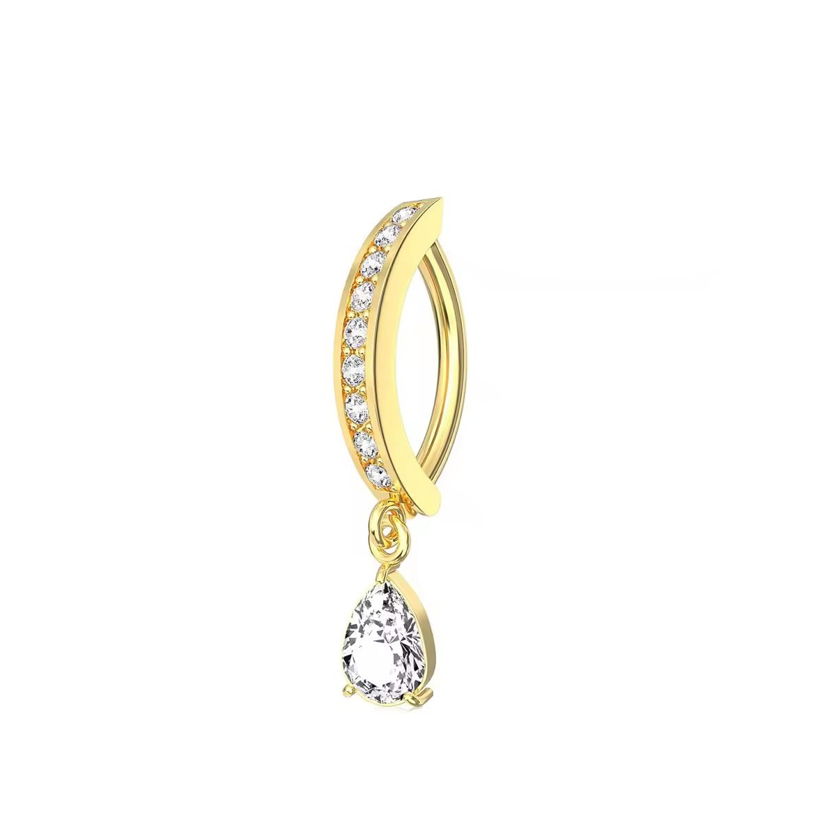 Golden water drops