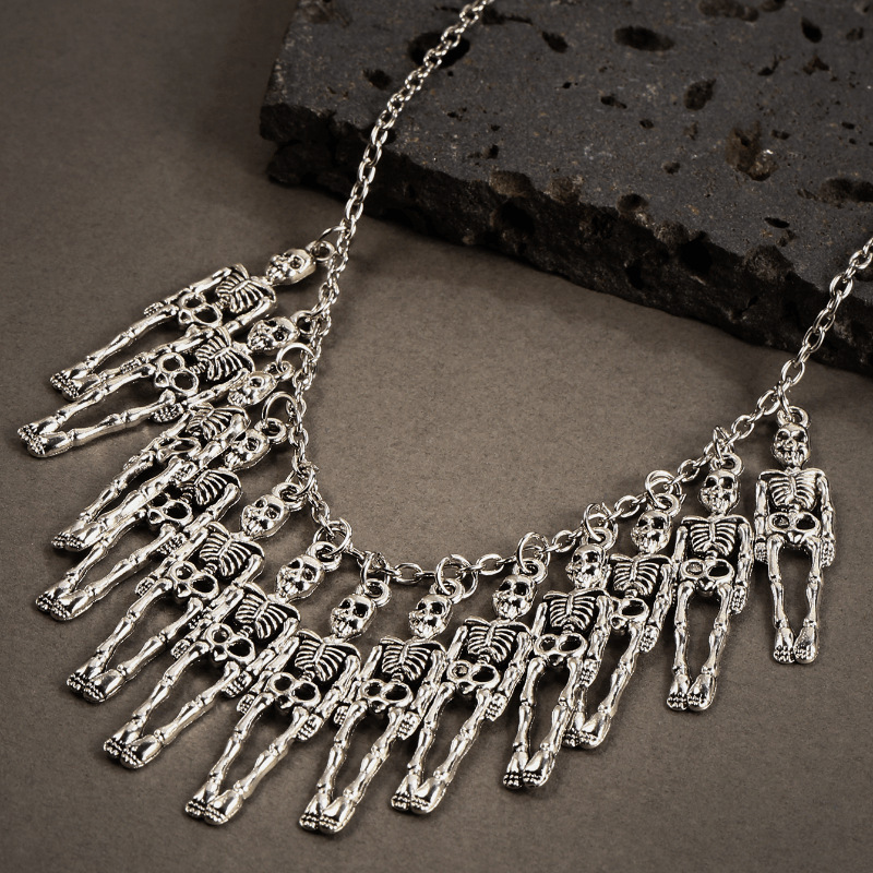Skull Army Necklace