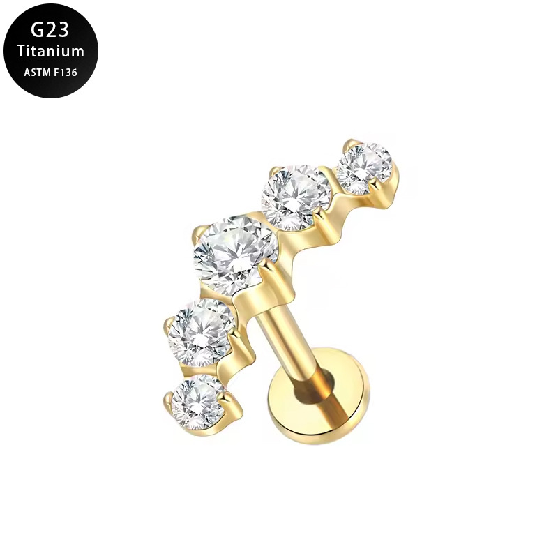 Golden white zirconium
