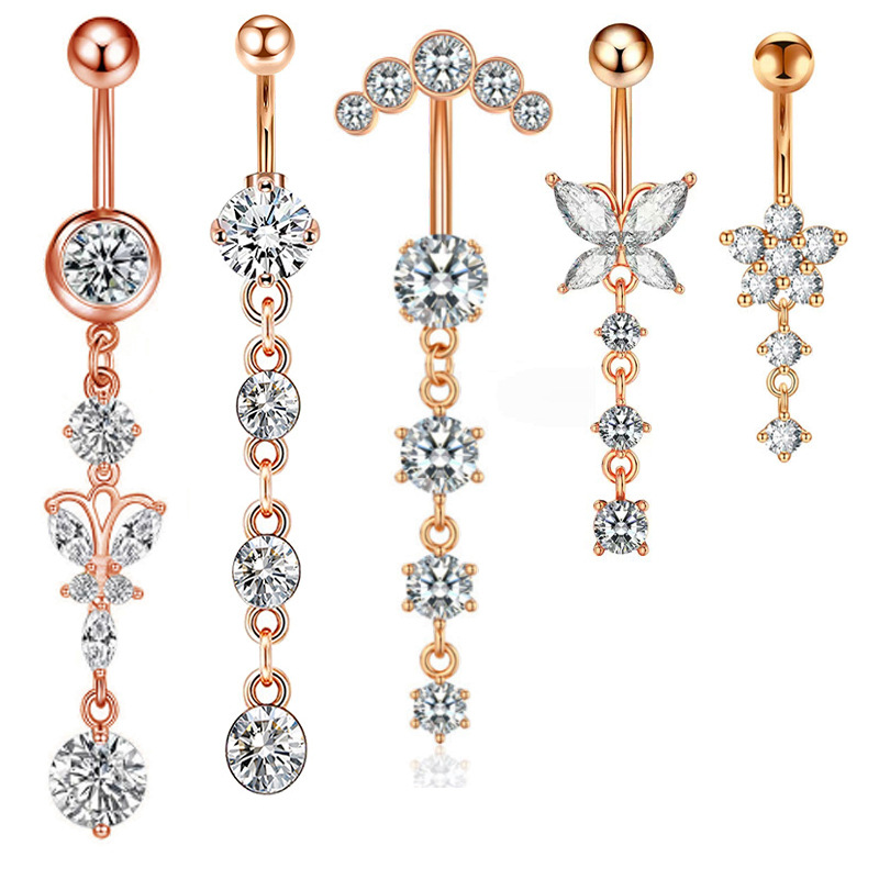 5 piece set rose gold