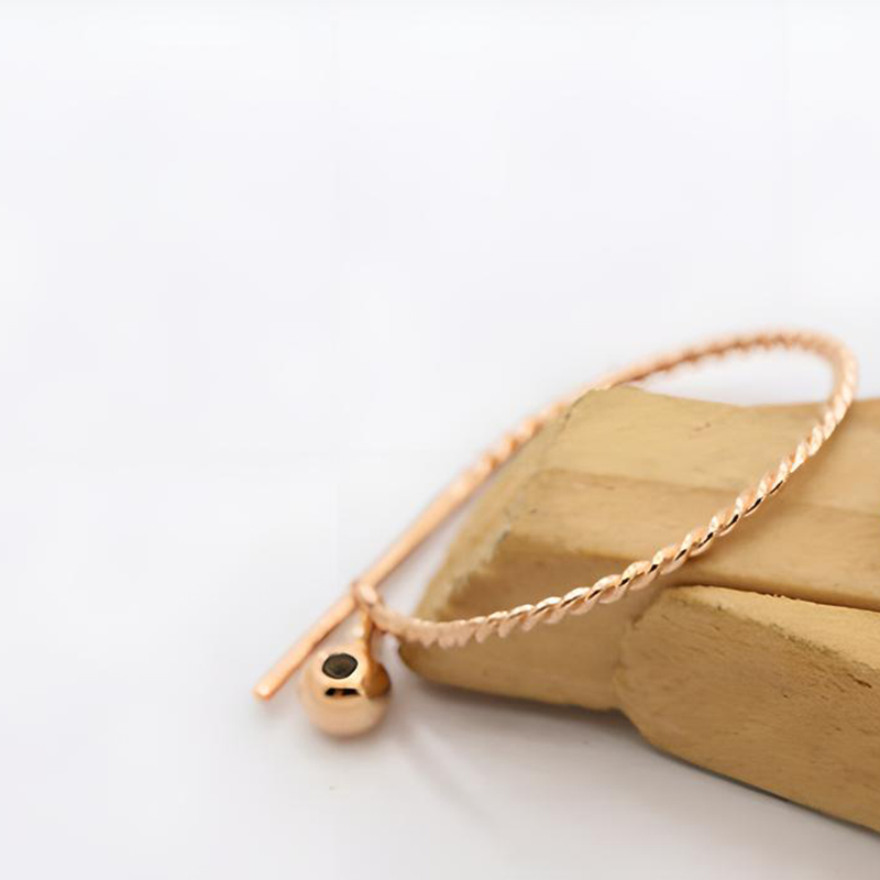 couleur or rose plaqué