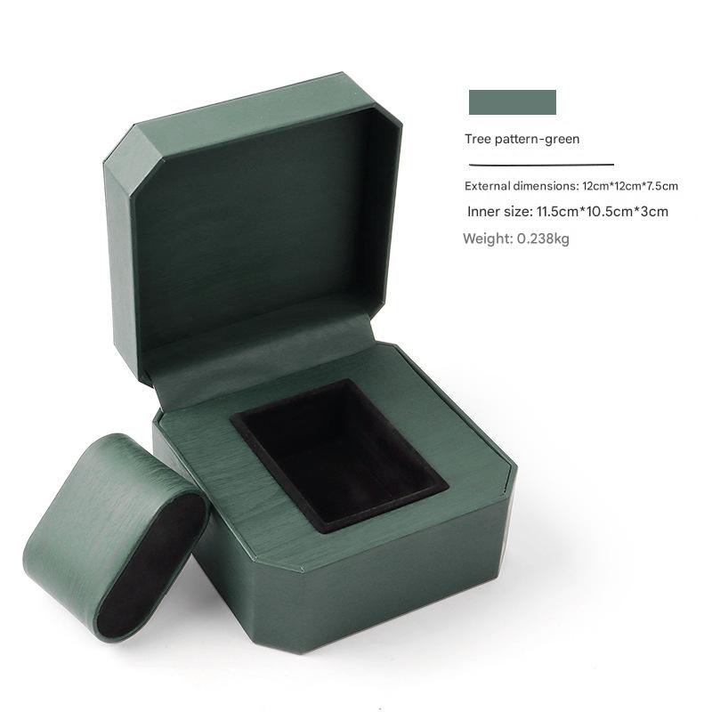 Octagonal PU leather-Green