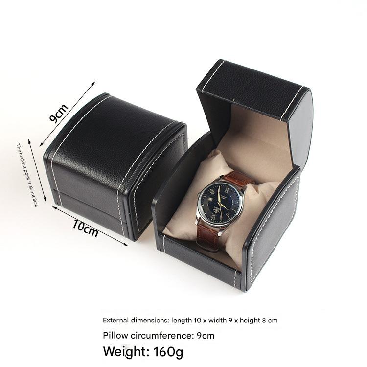 Curved watch box-black