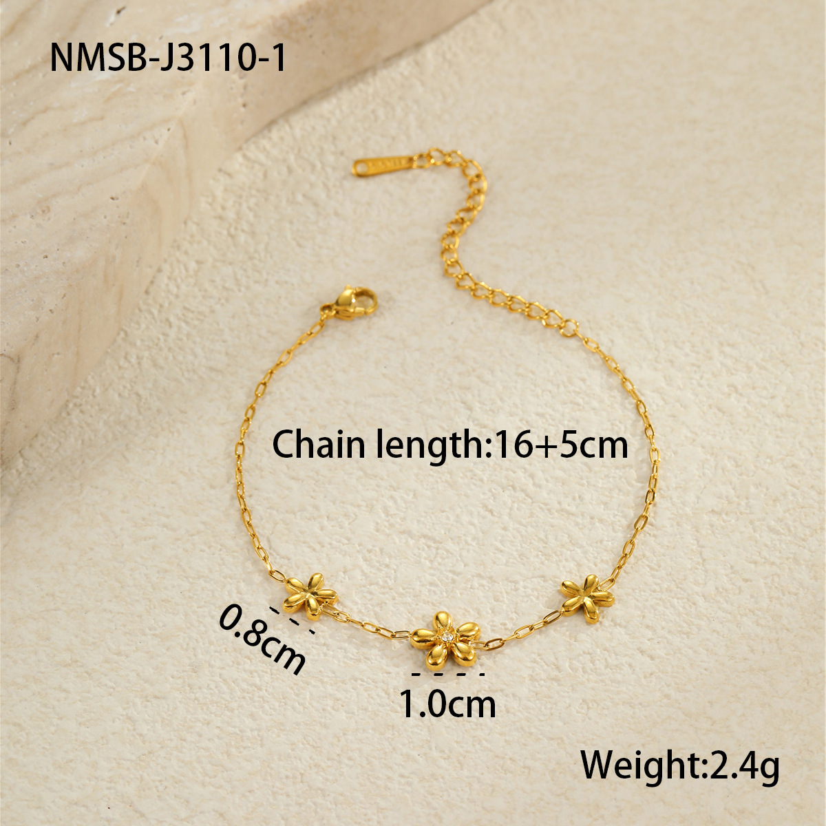 Nmsb-j3110-1 flower bracelet