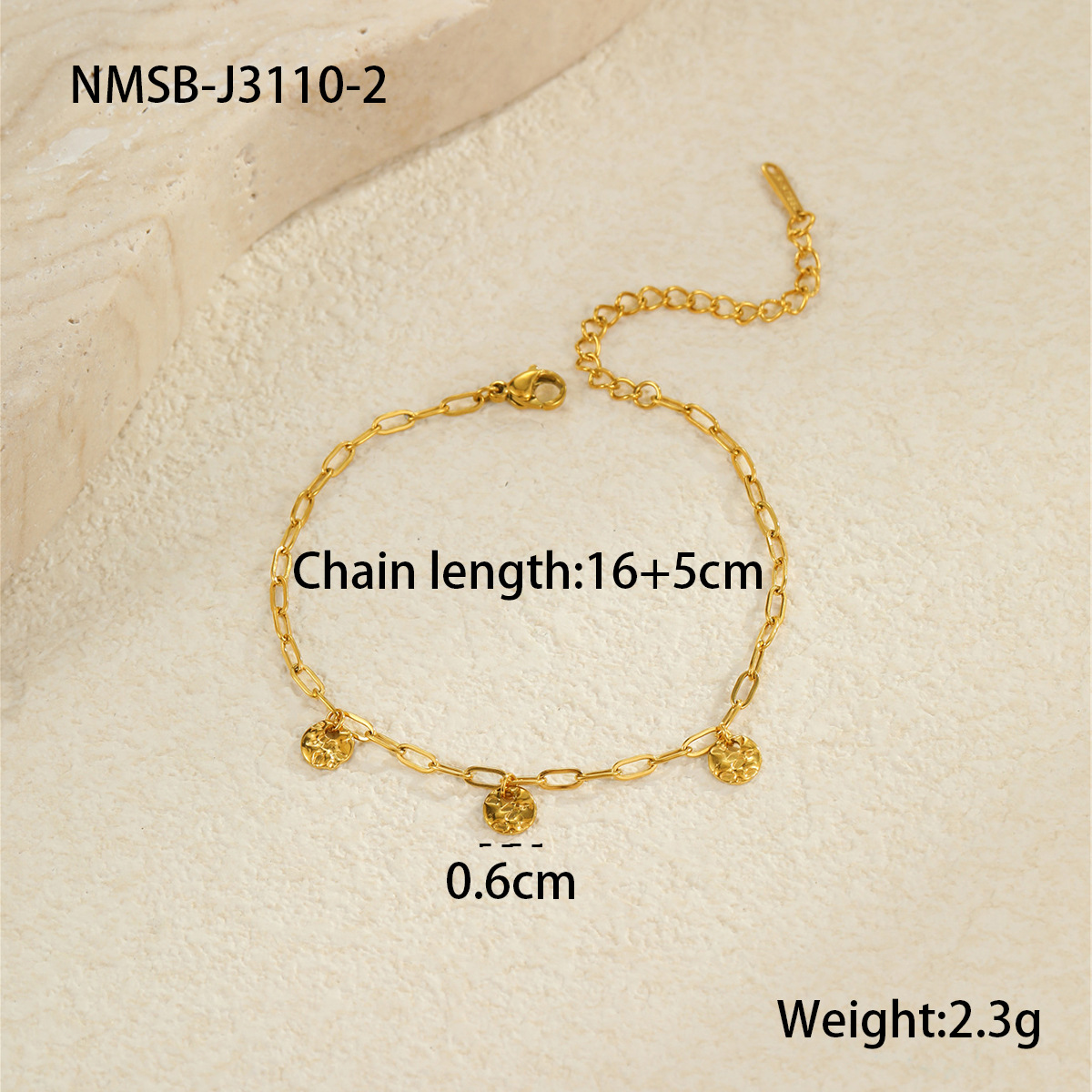 Nmsb-j3110-2 disc bracelet