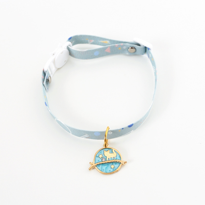 Geometric Blue Kitten
