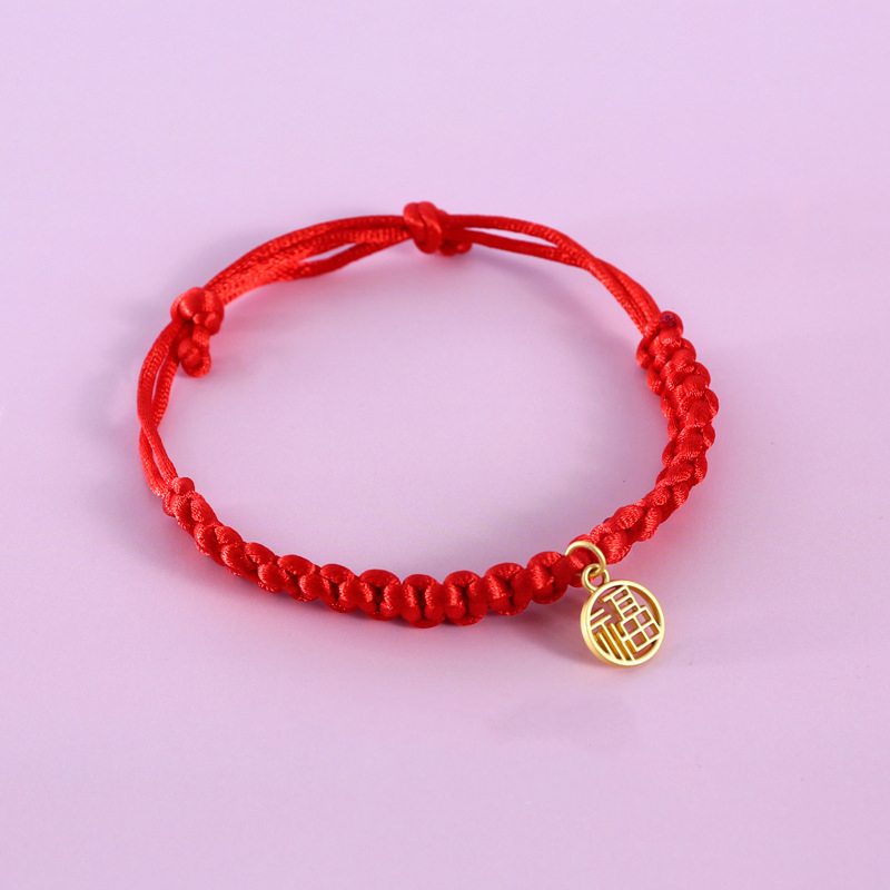 Red rope lucky character