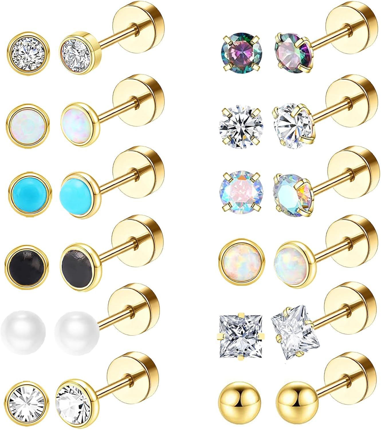 Gold set of 24 pieces