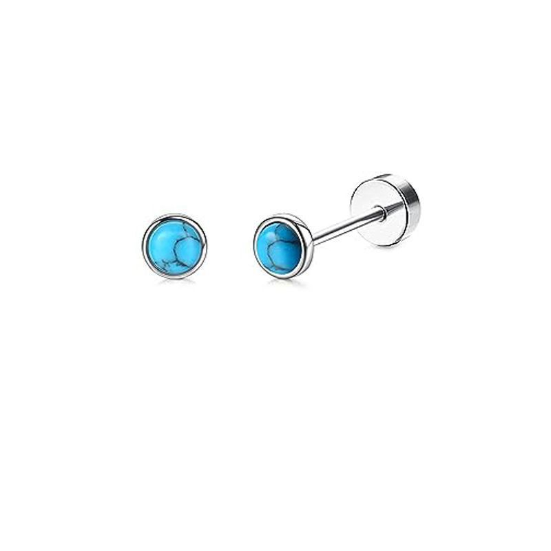 Silver turquoise pair
