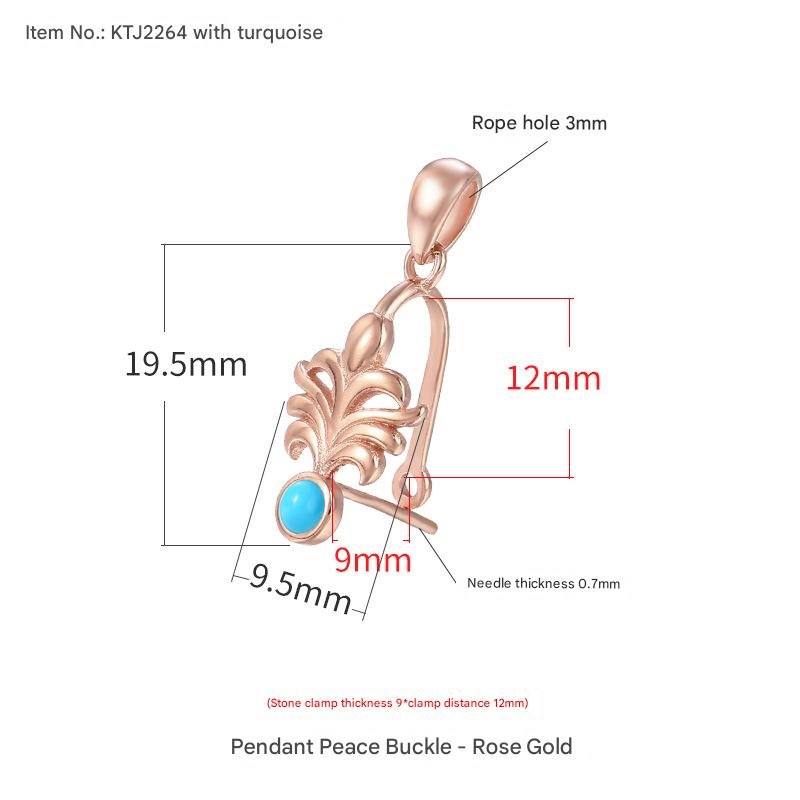 KTJ2264-rose Golden Green Pine