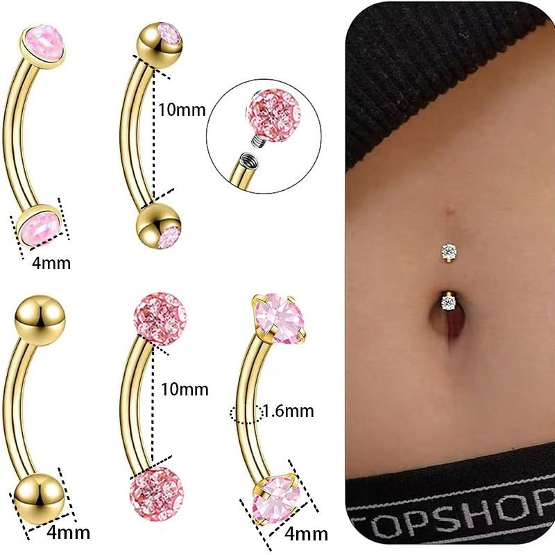 Fake opal style three 10mm 5-piece set