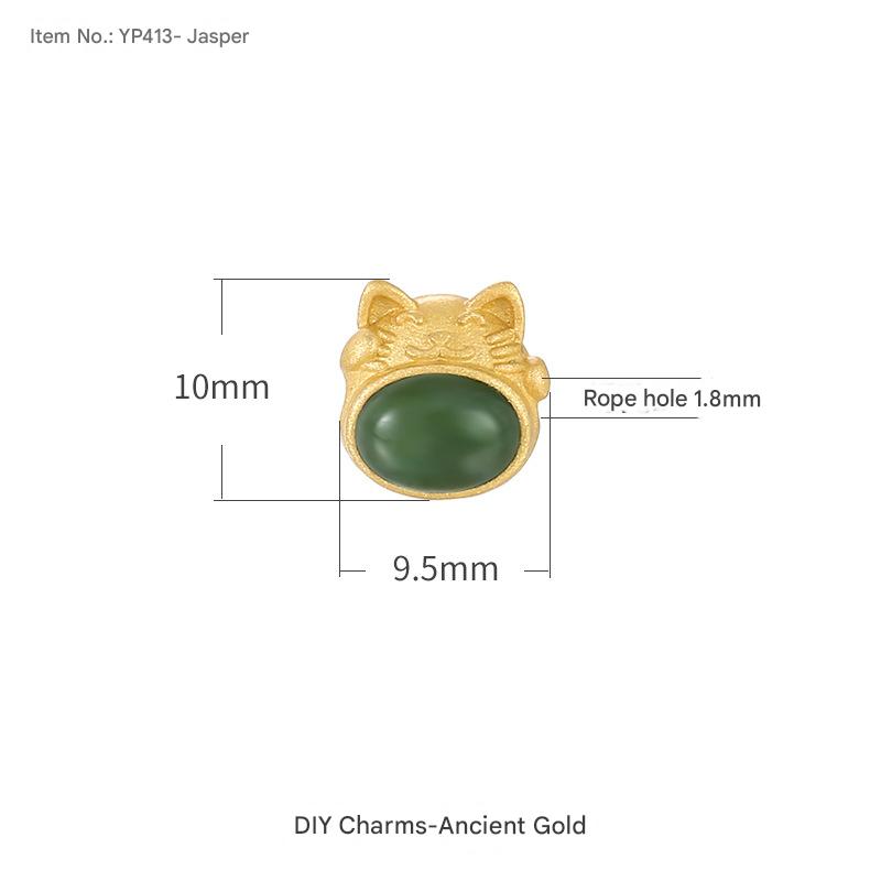 YP413-Ancient French Gold and Jasper
