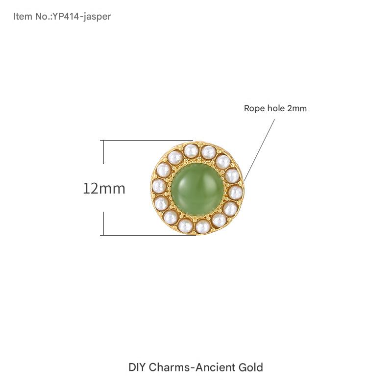 YP414-Ancient French Gold and Jasper