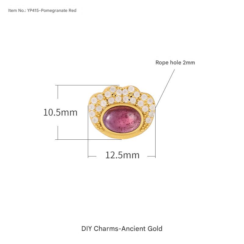 YP415-ancient gold Garnet Red