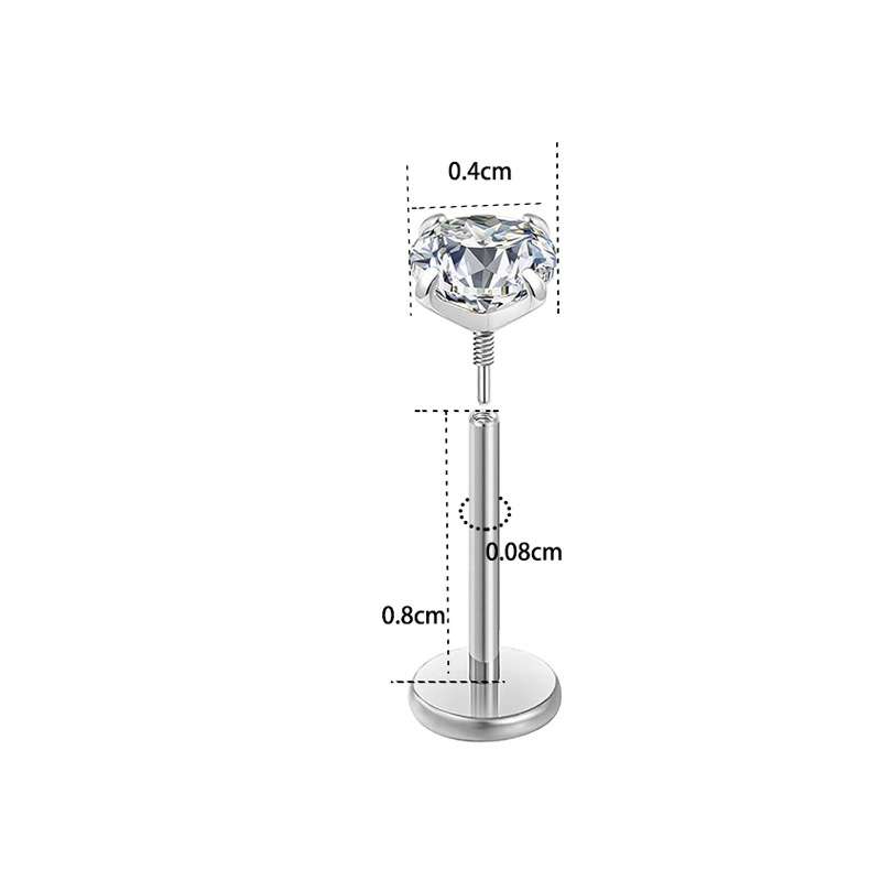 0.8*8*4mm silver