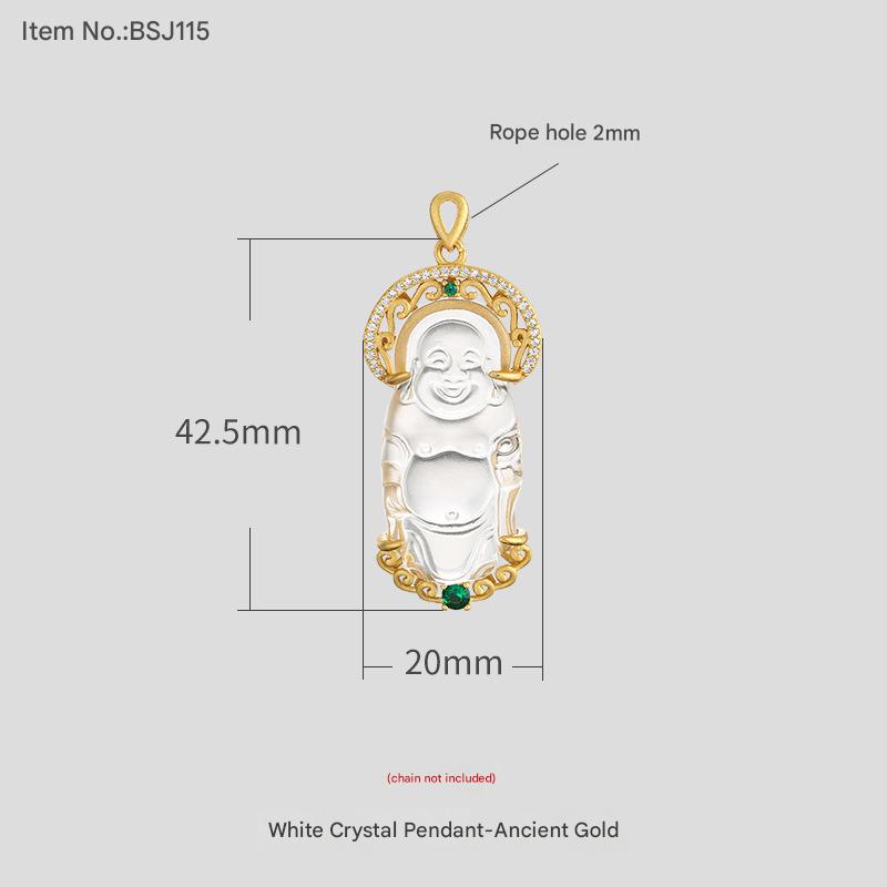 BSJ115-ancient gold pendant