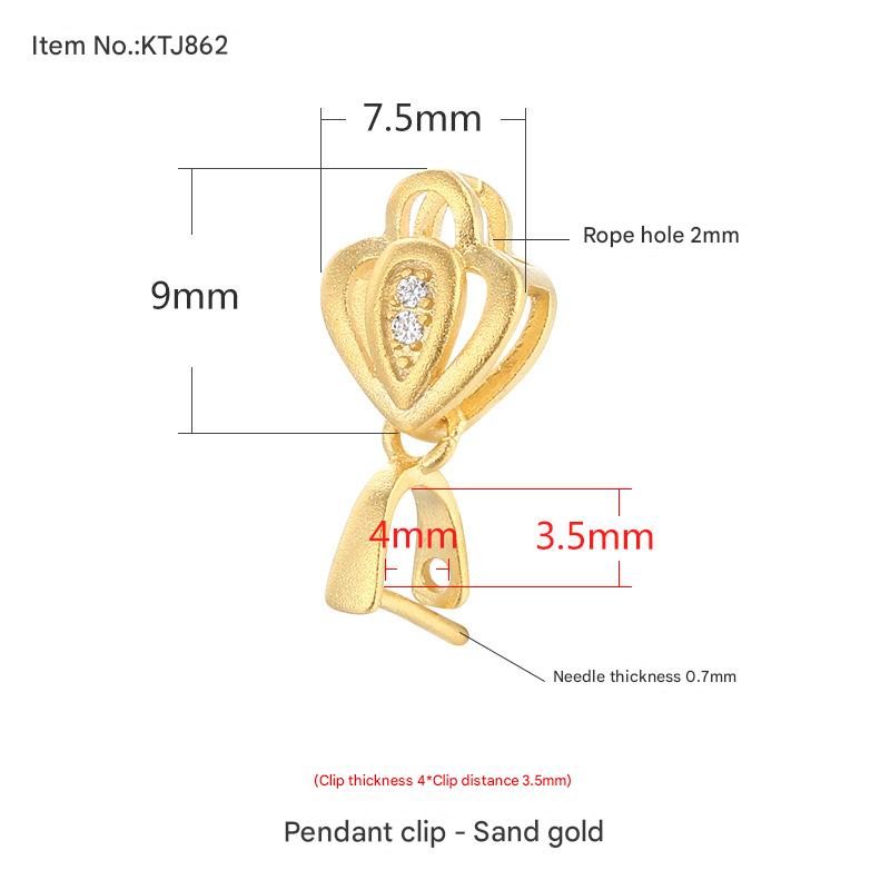Ktj862-ancient gold {clamp thickness 4*clamp distance 3.5mm}