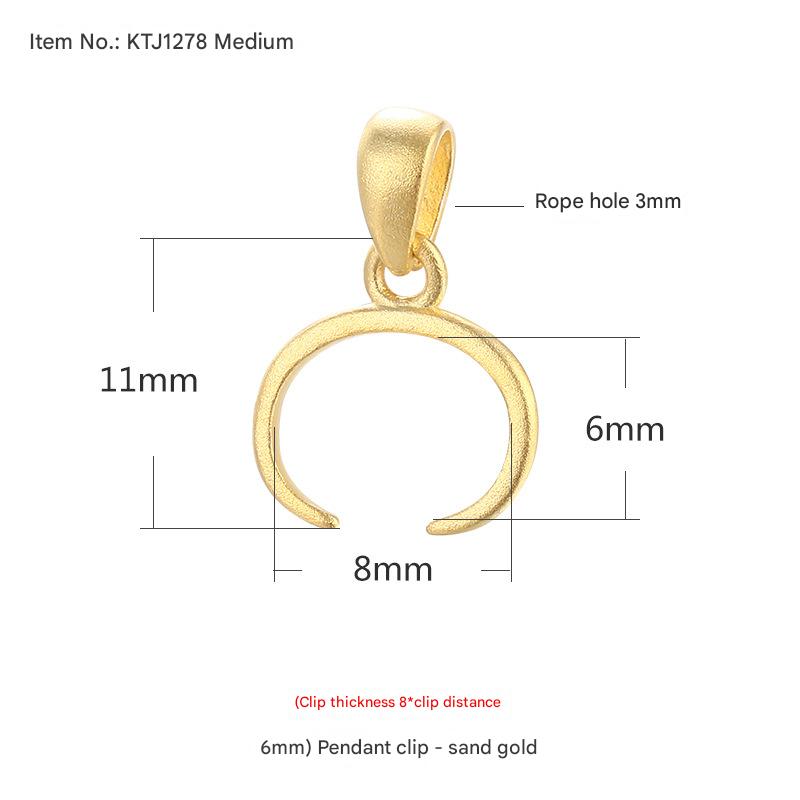 Ktj1278-medium ancient gold {clip thickness 8*clip distance 6mm}