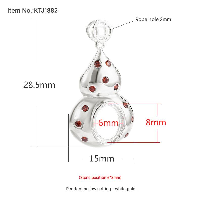 KTJ1882 White Gold 6x8