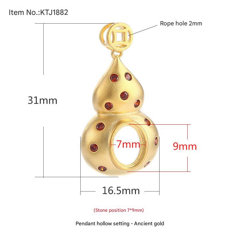 Ktj1882-ancient gold 7*9