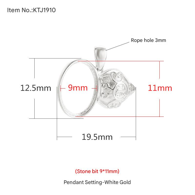 KTJ1910-white gold 9x11