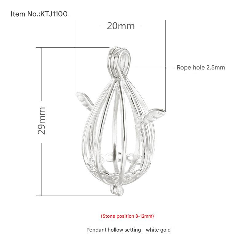 KTJ1100 White Gold (bead position 8-12)