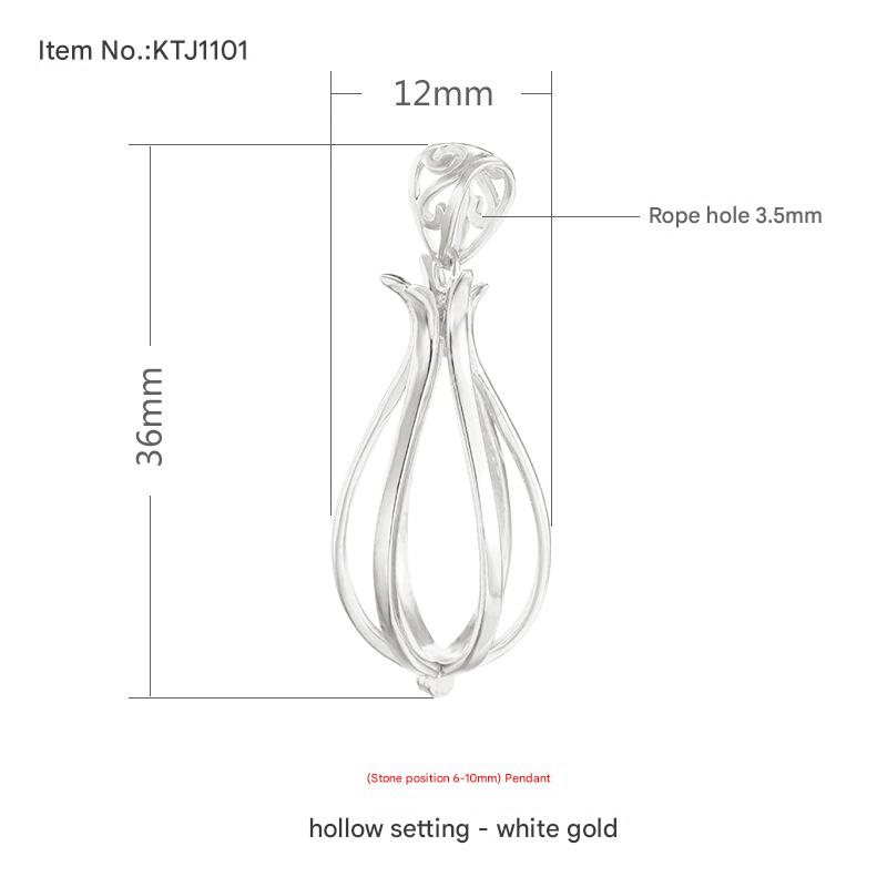 KTJ1101 White Gold (bead position 6-10)