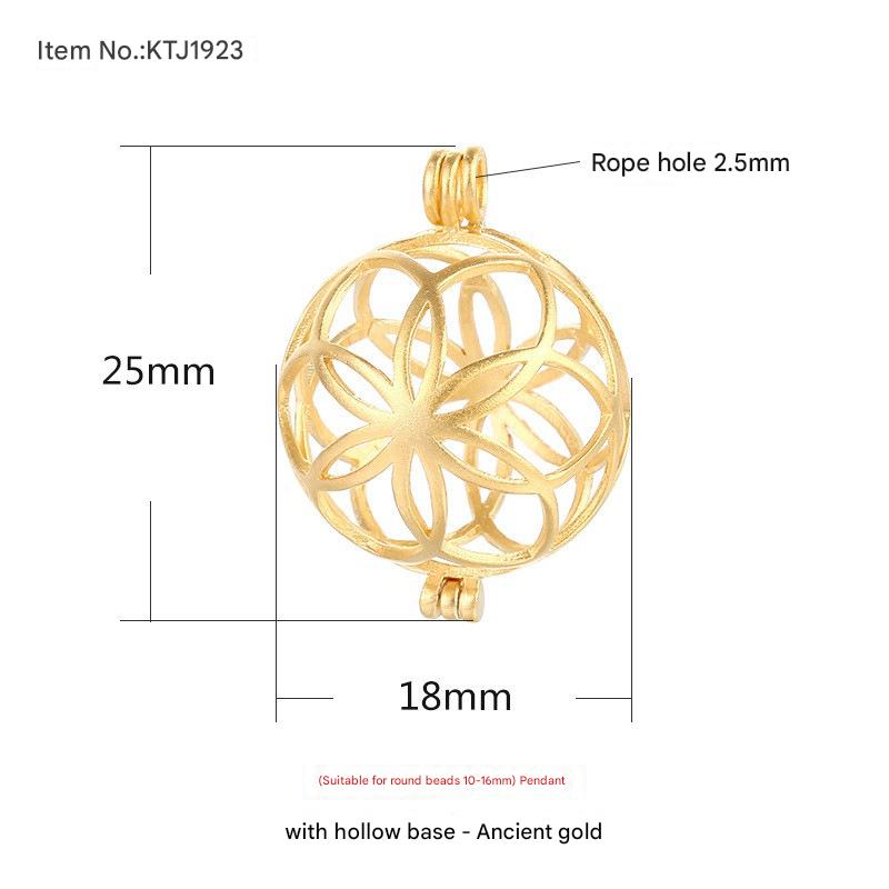 Ktj1923 ancient gold (bead position 10-16)